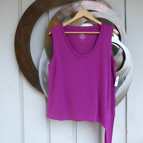 Gap Linen Blend Tank, Size M - Picture 3 of 3